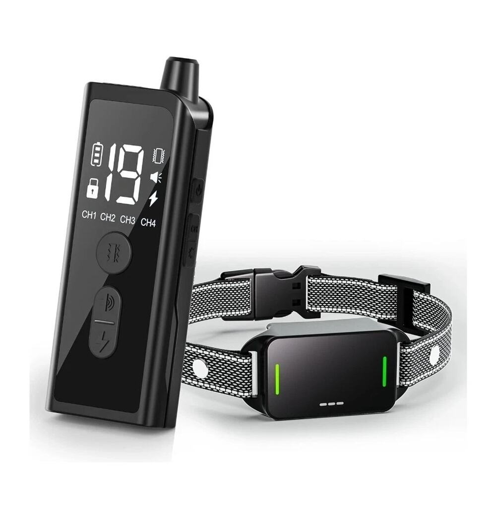 Raruon 2 Dog Collars 3300Ft Electric Dog Training Collar Remote 3 Training Modes